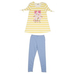 Комплекты детской одежды RuZkids Комплект для девочки (туника, леггинсы) Фламинго