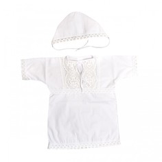 Крестильная одежда Baby Nice (ОТК) Крестильный набор (рубашечка, чепчик)