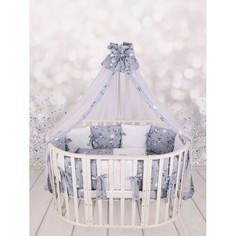 Комплекты в кроватку Комплект в кроватку AmaroBaby Exclusive Soft Collection 101 Барашек (18 предметов)