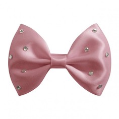 Аксессуары Milledeux Заколка-зажим Bowtie Bow со стразами большая Satin Glam