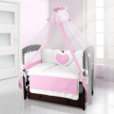 Комплекты в кроватку Комплект в кроватку Beatrice Bambini Cuore Puntini (6 предметов)
