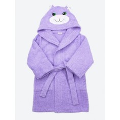 Домашняя одежда BabyBunny Детский махровый банный халат с вышивкой Кошечка
