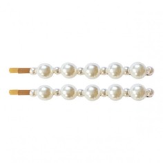 Аксессуары Milledeux Набор из двух невидимок с жемчугом разного размера Pearl