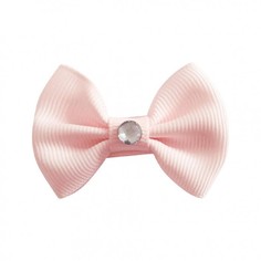 Аксессуары Milledeux Заколка-зажим Bowtie Bow со стразом мини Glam Grosgrain