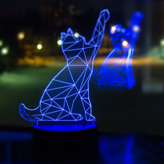 Светильники Светильник Старт 3D Кошка