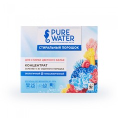 Бытовая химия Pure Water Стиральный порошок для цветного белья 800 г