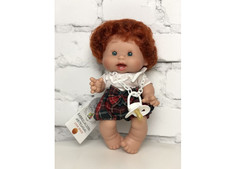 Куклы и одежда для кукол Nines Artesanals dOnil Пупс-мини Pepotes Тыковка с волосами вид 9 26 см