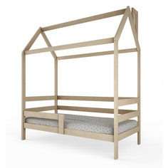 Кровати для подростков Подростковая кровать Forest kids домик Primavera неокрашенная 160х80