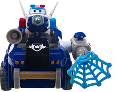 Роботы Super Wings Полицейская машина Пола с фигуркой