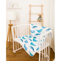 Пледы Плед Forest kids Cute Whale 120х90