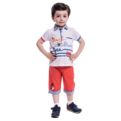 Комплекты детской одежды Cascatto Комплект одежды для мальчика (футболка, бриджи) G-KOMM18/28