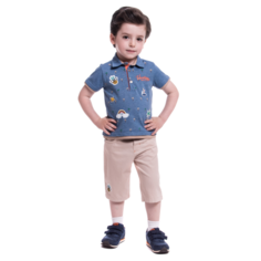 Комплекты детской одежды Cascatto Комплект одежды для мальчика (футболка, бриджи) G-KOMM18/27