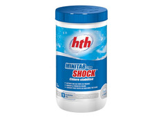 Бытовая химия HTH Быстрый стабилизированный хлор Minitab Shock в таблетках по 20 г 1.2 кг