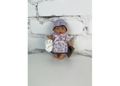 Куклы и одежда для кукол Lamagik S.L. Кукла Джестито девочка в фиолетовом улыбается 18 см