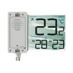 Товары для дачи и сада RST Оконный термометр с инверсивным зеркальным дисплеем