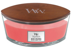 Декорирование WoodWick Ароматическая свеча эллипс Дыня & Розовый кварц