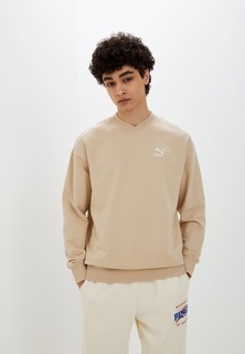 Свитшот PUMA CLASSICS V-Collar Sweat TR Granola