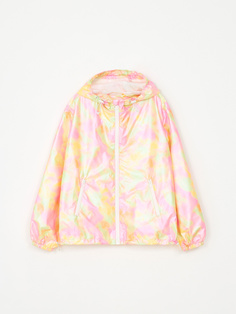 Ветровка с голографическим эффектом для девочек (принт, 128) Sela