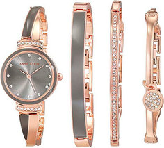 fashion наручные женские часы Anne Klein 2716GYST. Коллекция Box Set