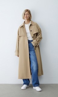 Тренч объемный с поясом 12 STOREEZ