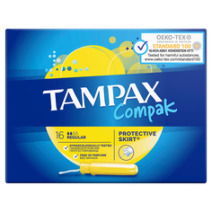 Тампоны с аппликатором TAMPAX Regular Compact 16 шт