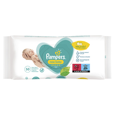 Салфетки влажные PAMPERS new baby 50 шт