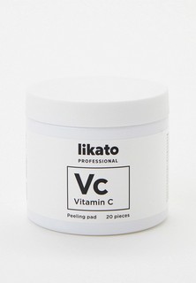 Пилинг для лица Likato Professional пэды для совершенной кожи с AHА - кислотами и витамином С LIKATO professional, 80 мл