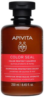 Шампунь APIVITA для окрашенных волос с протеинами киноа и медом, флакон, 250 мл