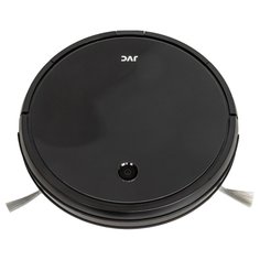 Робот-пылесос аккумуляторный, JVC, JH-VR510, 25 Вт, без мешка (циклонный фильтр), 0.5 л, 2.5 А.ч, сухая и влажная уборка, черный