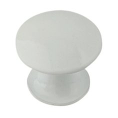 Ручка-кнопка мебельная Trodos, ZY-84, белая, 303039