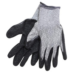 Перчатки, рукавицы перчатки рабочие стекольщика ZOLDER с текстурированным латексом размер 10"