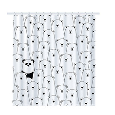 Штора для ванной FIXSEN "PANDA" Шторка для ванной