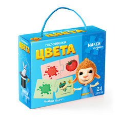 Настольная игра ГЕОДОМ Макси-пазлы Цвета 1555.125