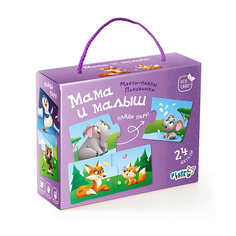 Настольная игра ГЕОДОМ Макси-пазлы. Половинки Мама и малыш 1555.125