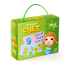 Настольная игра ГЕОДОМ Макси-пазлы Счёт 1555.125