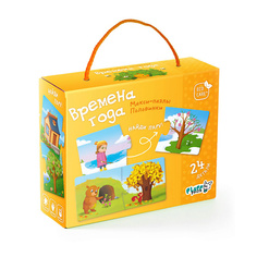 Настольная игра ГЕОДОМ Макси-пазлы Половинки Времена года 1