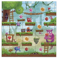 Настольная игра ГЕОДОМ Головоломка с дополненной реальностью Монстрики в игре! 320.25