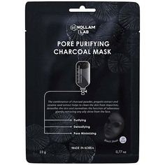 Маска для лица NOLLAM LAB Корейская угольная тканевая маска для очищения лица 23.0 НОЛЛАМ ЛАБ
