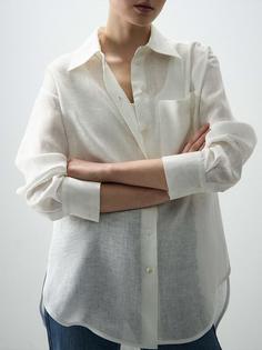 Льняная рубашка с карманом Charuel