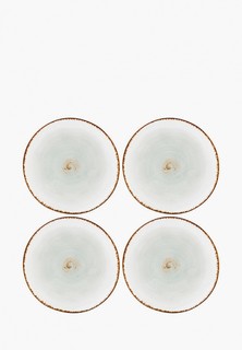 Набор тарелок Elan Gallery 4 шт., 18,2х18,2х2 см, Кантри