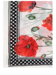 Палантин шелковый с принтом Dolce & Gabbana