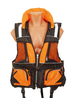 Спасательный жилет Ковчег Премиум р.54-56 (2XL-3XL) Orange-Black