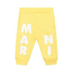 Хлопковые джоггеры Marni