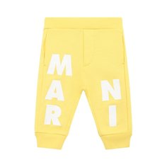 Хлопковые джоггеры Marni