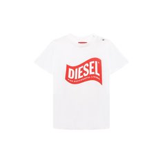 Хлопковая футболка Diesel