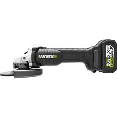 Угловая аккумуляторная бесщеточная шлифмашина WORX