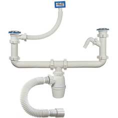 Двойной двухуровневый бутылочный сифон ORIO