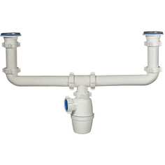 Двойной двухуровневый бутылочный сифон ORIO