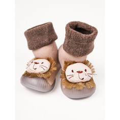 Домашняя обувь AmaroBaby Ботиночки-носочки First Step Fancy с дышащей подошвой