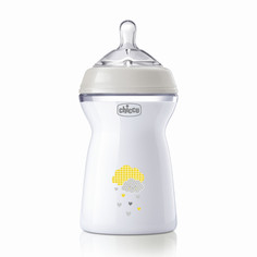 Бутылочки Бутылочка Chicco Natural Feeling силиконовая соска с флексорами 6 мес+. 330 мл